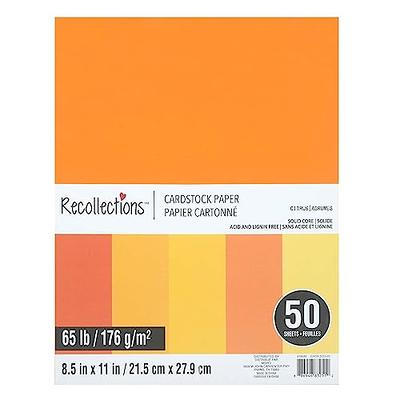 Citrus 8.5”; x 11”; Cardstock Paper by Recollections™, 50 Sheets