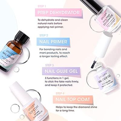 Saviland Gel x Nail Glue Base Top Gel Coat and Primer PH Bond with Mini  Nail Lamp - Gel Nail Glue for Nail Tips Adhesive Nail Bond Gel Nail Prep  Kit