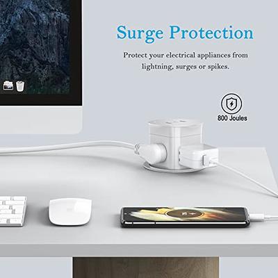 ANNQUAN Automatic Pop Up Countertop Outlet with 15W Wireless