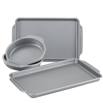 Farberware 3-Piece Nonstick Bakeware Cookie Pan Set, Gray