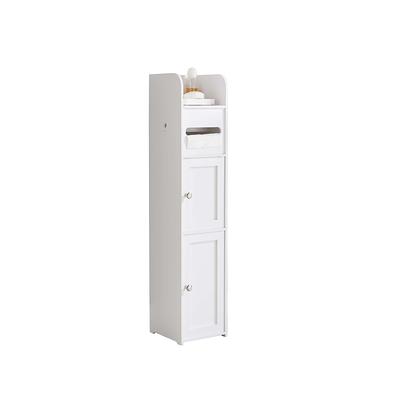 DECOMIL - Small Bathroom Storage Cabinet, Bathroom Storage Organizer |Storage Shelf, Toilet Paper Organizer, Towel Storage