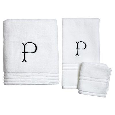 Hastings Home 2-Piece Navy/White Cotton Quick Dry Bath Towel Set (Bath  Towels) in the Bathroom Towels department at