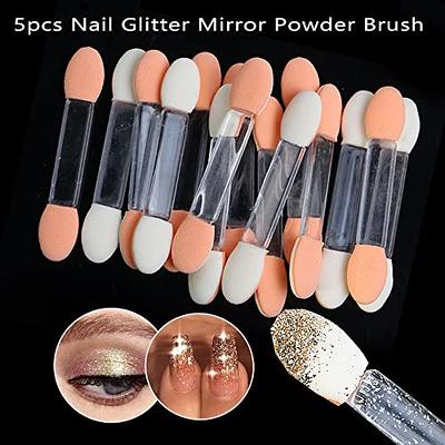  Metallic Chrome Powder, 2 Jars Nail Art Mirror Glitter Effect  Chrome Pigment Powder Dust Gold Silver Chrome Nail Powder Manicure Tips  with Sponge Applicators : Beauty & Personal Care