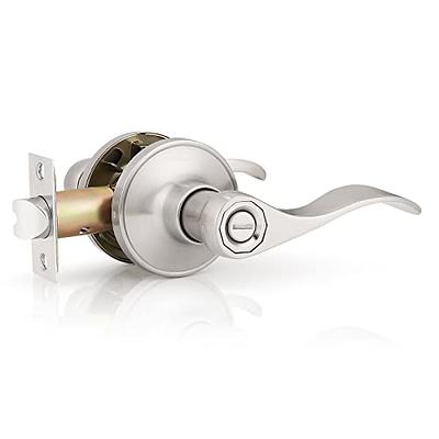 Bathroom Thumbturn & Release Set Brushed Nickel