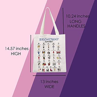  The Office Alphabet Tote Bag The Office TV Show Merchandise  Office Fans Kitchen Gifts Office Theme Bags Presents White : Home & Kitchen