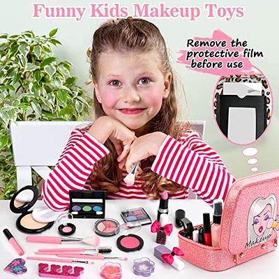 Kids Real Makeup Kit For Little Girls: With Unicorn Bag - Real, Non Toxic,  Washable Make Up Toy - Gift For Toddler Young Children Pretend Play Set  Vanity For Ages 3 4 5 6 7 8 9 10 - Temu