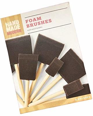 Hand Made Modern Variety Pack Foam Sponge Solid Wood Handle Paint
