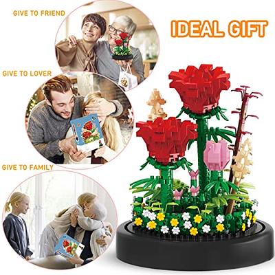 Bestbase Flower Bouquets Building Toys-596 PCS Red Rose Building Blocks  Kit, Mini Toy Building Sets with Dust Cover Gifts for Women, Home/Office  Desk Decor Stocking Stuffers for Adults - Yahoo Shopping