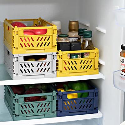 Plastic Storage Box w/ Handle Container Organiser Crate Basket Office  Kitchen