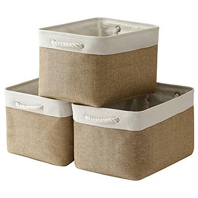 KITCSTI Storage Baskets for Organizing Fabric Organizer Bins Cubes