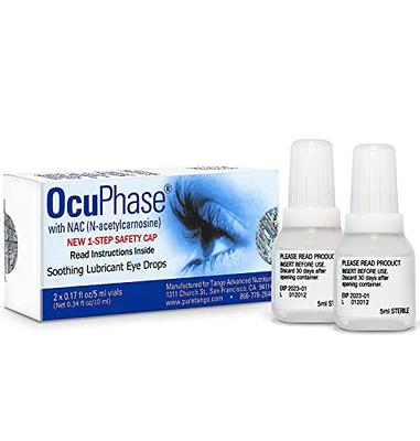 Can-C Eye Drops - Natural Eye Drops - Lubricating Eye Drops with  Antioxidant NAC - Drops for Cataracts - Eye Drops for Dry Eyes - Eye Drops  for Humans