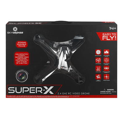 Sharper Image® Toy RC Thunderbolt Jet X-2 Stunt Drone, Gray 