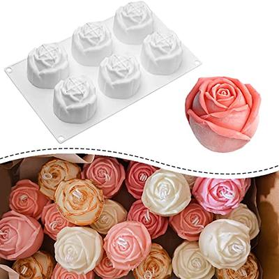 Flower Chocolate Mold Cake Silicone Cookie Mold Cupcake Molds Soap Mould  DIY Rectangle Chocolate Mold Baking Accessories silicone chocolate molds