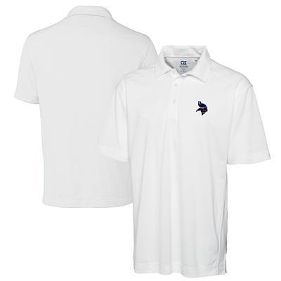 Carolina Panthers Cutter & Buck Big & Tall DryTec Genre Textured Solid Polo  - Navy