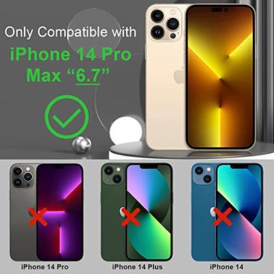Buy ZZXX iPhone 14 Pro Max Wallet Case with [RFID Blocking] Card