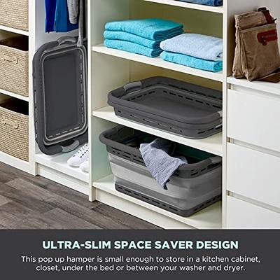 Space-saving Laundry Basket Large Collapsible Basket 