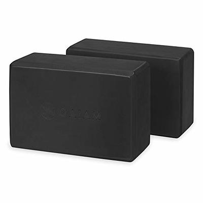 Gaiam Essentials Yoga Block (Set Of 2) - Supportive Foam Blocks - Soft  Non-Slip Surface for Yoga, Pilates, Meditation - Easy-Grip Beveled Edges -  Helps with Alignment and Motion - Black - Yahoo Shopping