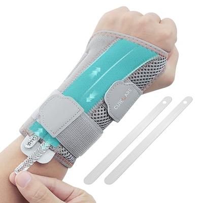 FEATOL Wrist Brace for Sprained Wrist Kids, Wrist Support Brace Sleeping  with Metal Splints Left Hand, X/Small for Kid, Women and Men, Adjustable  Arm