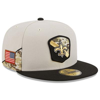 Men's New Era New Orleans Saints White on White 59FIFTY Fitted Hat