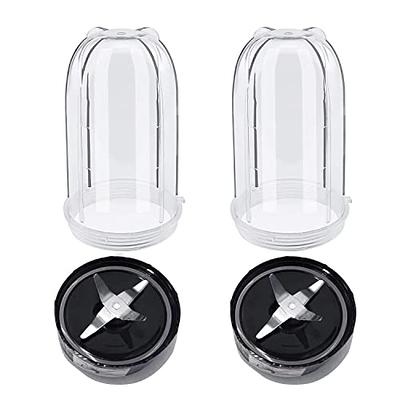 2 PCS Replacement Cups For Magic Bullet Replacement Parts 16OZ Blender Cups  Jar compatible with 250W Magic Bullet MB1001 Series Juicer Mixer