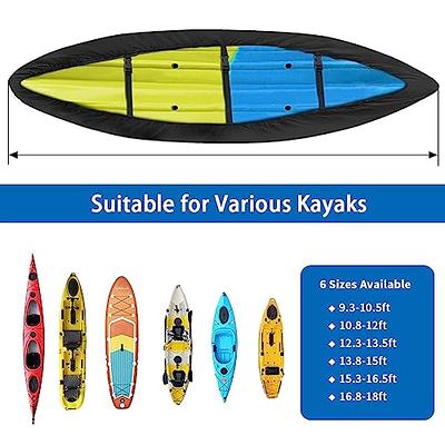 iCOVER Kayak Cover, Heavy Duty Waterproof Canoe Cover UV Resistant Fishing  Boat Cover for Outdoor Storage Fits 9.3-10.5ft Kayak - Yahoo Shopping