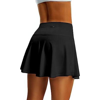 LTMNSZO Women's High Waist Pleated Tennis Skirt Lightweight