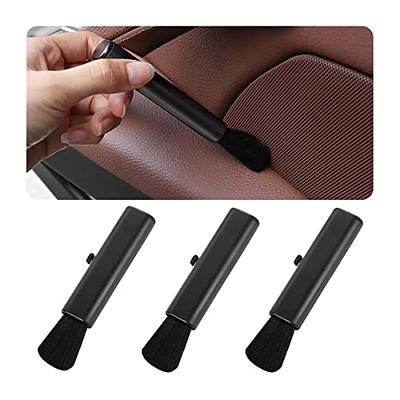 SPTA Handle Car Detail Brush with Natural Boar's Hair Vehicle Interior  Cleaning for Seat Dashboard