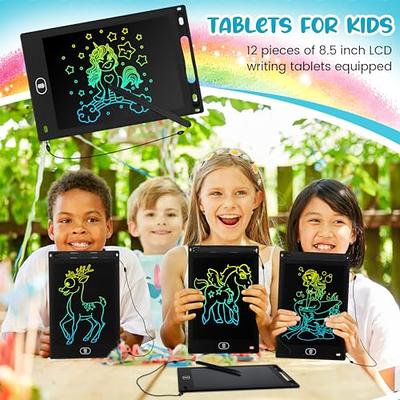 12 Pack LCD Writing Tablets 8.5 Inch Bulk Colorful Doodle Board