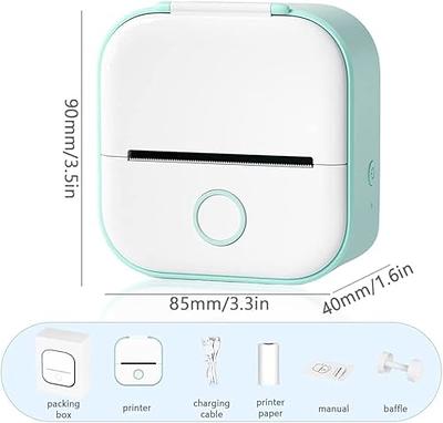 Doodle Dash Printer,Inkless Bluetooth Sticker Pocket Printer