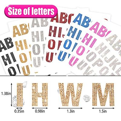 220pcs 8 Sheets Capital Letter Stickers 3 Inch Self Adhesive Alphabet  Crafts