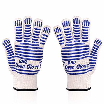 HONMEET 2pcs Oven Mitts Cooking Mitts Grilling Oven Pads Non-Slip Oven  Gloves Kitchen Oven Gloves Kitchen Cooking Mitts Barbecue Mittens Hand  Muffs