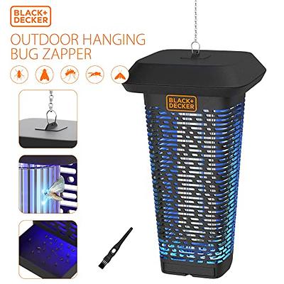 BLACK+DECKER Bug Zapper Racket Electric Fly Swatter for Gnats