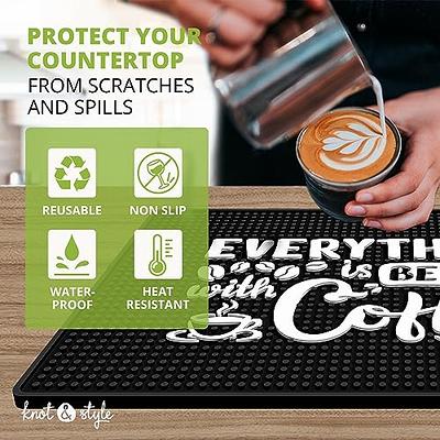 3 Pack Ultimate Small Bar Mat Set - 8mm Thick Anti-Skid Non-Toxic Rubber  Bar Mat for Home Bar, Countertop, Restaurants, Coffee Bar Mat - Premium  Counter Mats - Yahoo Shopping