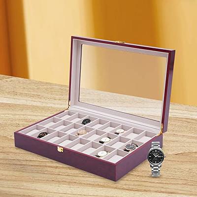 YIYIBYUS 12 Slots Vintage Wooden Watch Box Jewelry Display Storage Case  OT-ZJGJ-3506 - The Home Depot