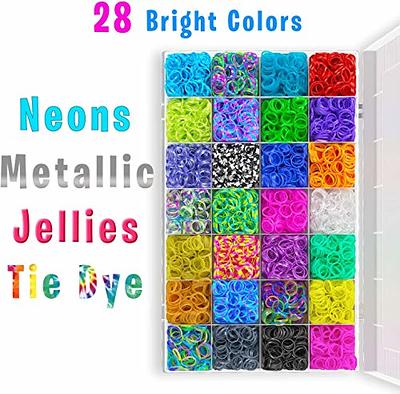 11,900+ Rubber Band Bracelet Refill Kit - 11,000 Premium Loom Bands in 28  Bright Colors, 600 S-Clips, 200 Beads, 30 Charms, 52 ABC Beads - Loom  Bracelet Making Kit in a Huge Giftable Case - Yahoo Shopping
