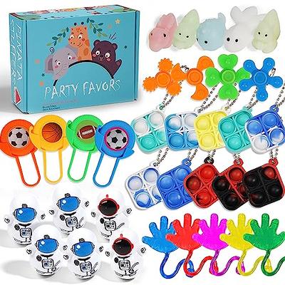 12 Pack Animal Pop Tubes,mini Pop Tubes Keychain,kids Party Favors ,toddler  Age 3-4,sensory For Toddlers 3-5,party Favors For Kids 4-8 8-12,classroom