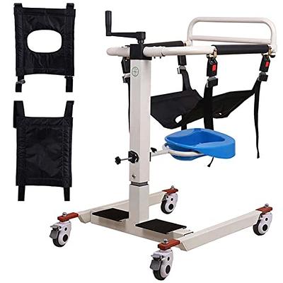 Patient Lift Transfer Chair, Patient Transfer Aid with Hard Seat