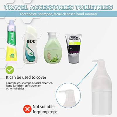4 Pack Leak Proof Sleeves for Travel Container, Toiletry Covers for Leak  Proofing in Luggage, Silicone Travel Bottles Leak Proof Tool Fits Most Size
