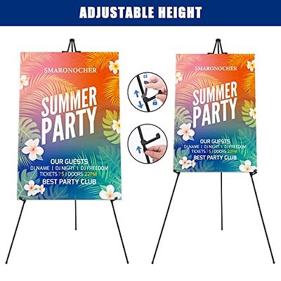 2 Pack Easel Stand for Display Wedding Sign & Poster - 63 Inches