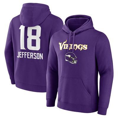 Youth Justin Jefferson Purple Minnesota Vikings Mainliner Player Name &  Number Long Sleeve T-Shirt