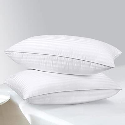 King Size Pillow Inserts, Pillows for Sleeping 4 Pack, Hotel Pillows for  Side Back & Stomach Sleepers, Washable Bed Pillows Set of 4 