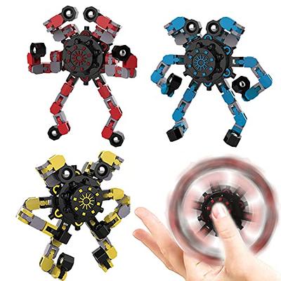 TOZONG 4 PCS Fidget Spinner Sensory Toys,Creative Top Spinning