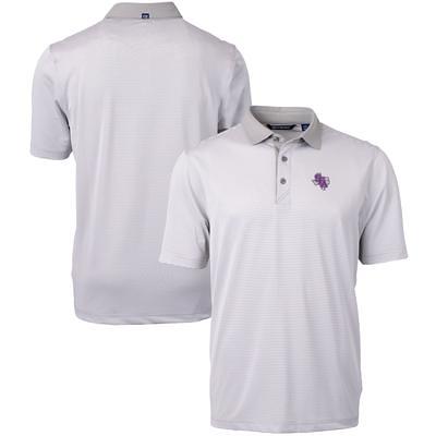 Houston Astros Cutter & Buck Forge Pencil Stripe Stretch Polo - White