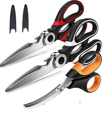 Kitchen Shears, Kitchen Scissors Heavy Duty Meat Scissors Poultry Shears,  Dishwasher Safe Food Cooking Scissors All Purpose Stainless Steel Utility  Scissors - Temu