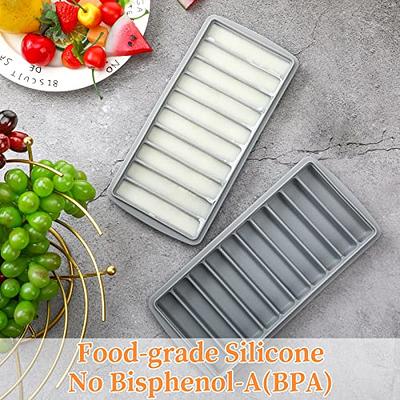 2 Pieces Breastmilk Storage Container Baby Food Milk Silicone Freezer Trays  with Lid Breastmilk Freezer Tray Organizer Ice Trays Silicone Breastmilk  Storage Bag Tray 10-1 oz Bars (Gray) - Yahoo Shopping