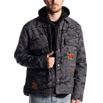 Men's The Wild Collective Chicago Bears Hooded Full-Button Denim