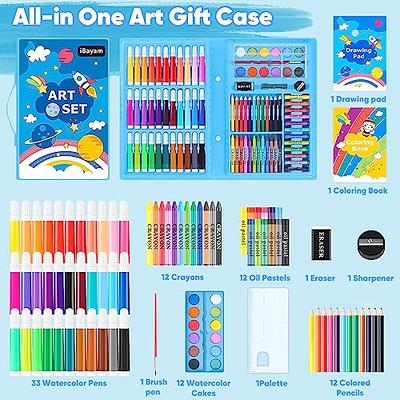 POPYOLA Art Supplies, 180 Piece Drawing Painting Art Kit with Clipboard and  Coloring Papers, Gifts Art Set Case with Oil Pastels, Crayons, Colored  Pencils, Watercolor Cakes - Yahoo Shopping