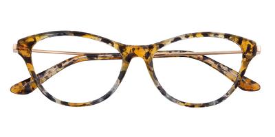 Women's Cat Eye TR90 Prescription Reading Glasses Full-rim Frame