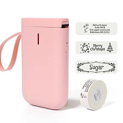 PikDik Mini Portable Label Maker - Label Maker Machine with Tape Label  Printer for Labeling Jars Bins Home Organizing Office Compatible with  iPhone Android USB Rechargeable Easy to Use,Pink - Yahoo Shopping