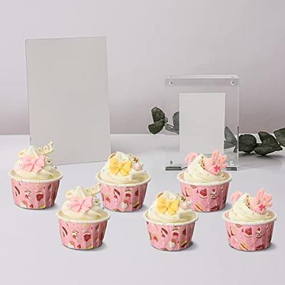 FQQWEE 6PCS Fake Cupcake Model Decor, Realistics Artificial Simulation  Cake, Artificial Food Display Cake Set, Cupcake Dessert for Decoration  Display